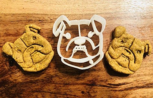 English Bulldog Cookie Cutter and Dog Treat Cutter - Face - 4 inch
