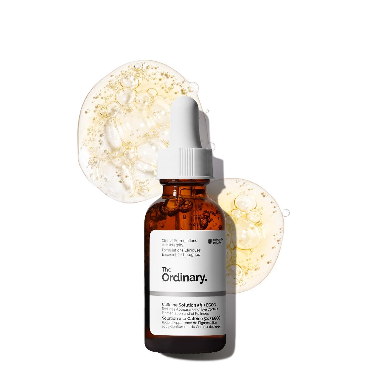 The Ordinary Caffeine Solution 5% + EGCG Eye Serum, Depuffing Eye Serum for Dark Circles and Tired Eyes, 30ml