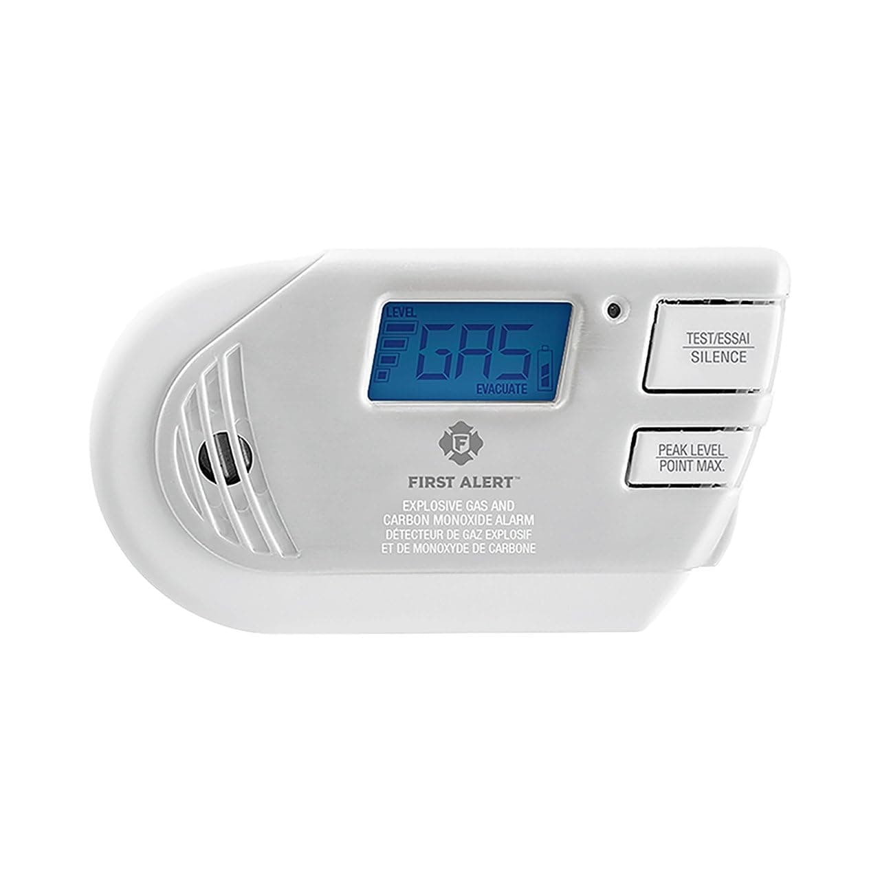 First Alert GCO1 (1039758) Plug-in Combination Explosive Gas and Carbon Monoxide Alarm with Battery Backup
