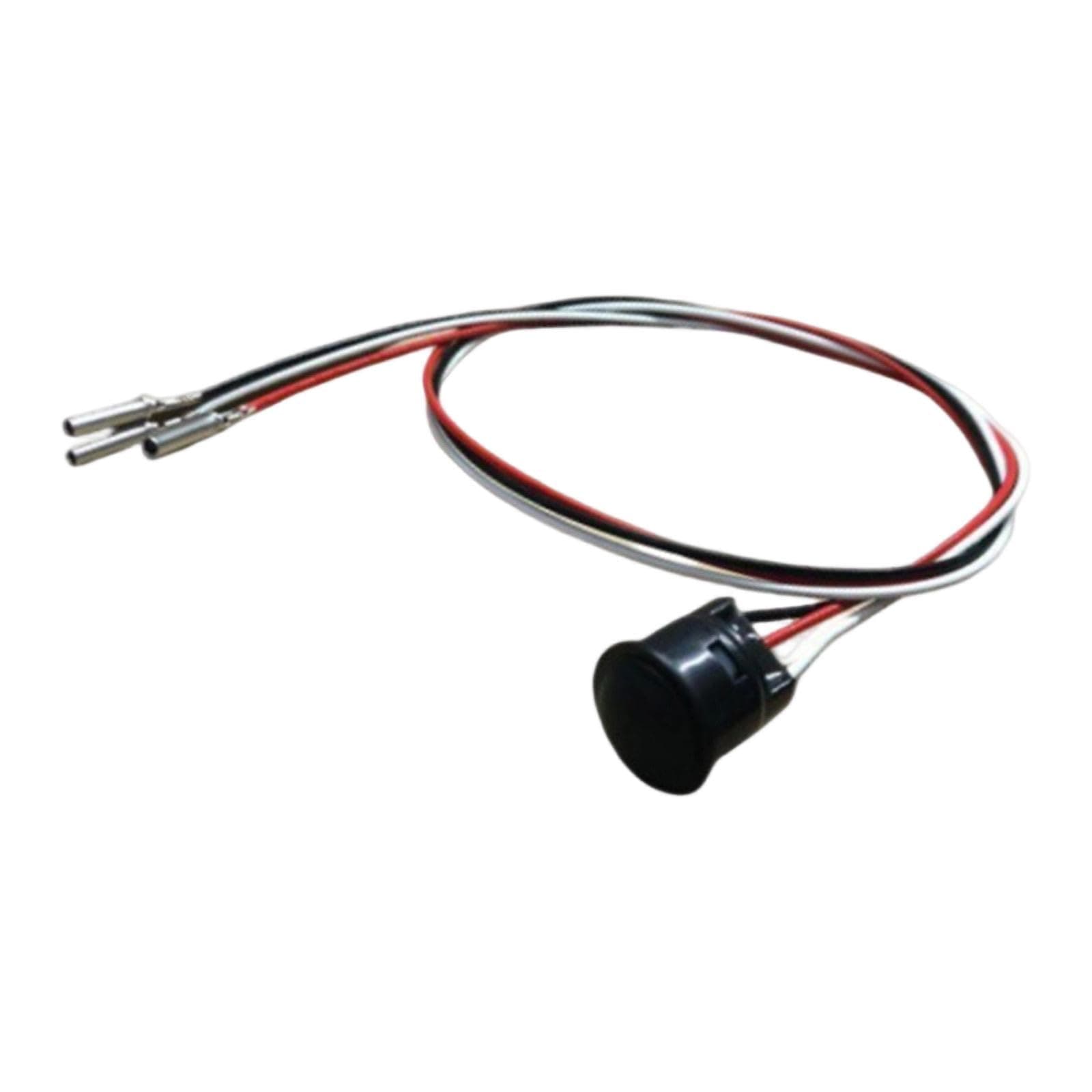 YsXoWiui Excavator Joystick Push Button for Loader Handle Maintenance, Replacement Button Switch Assembly, Accessories, Black Button 3 Line