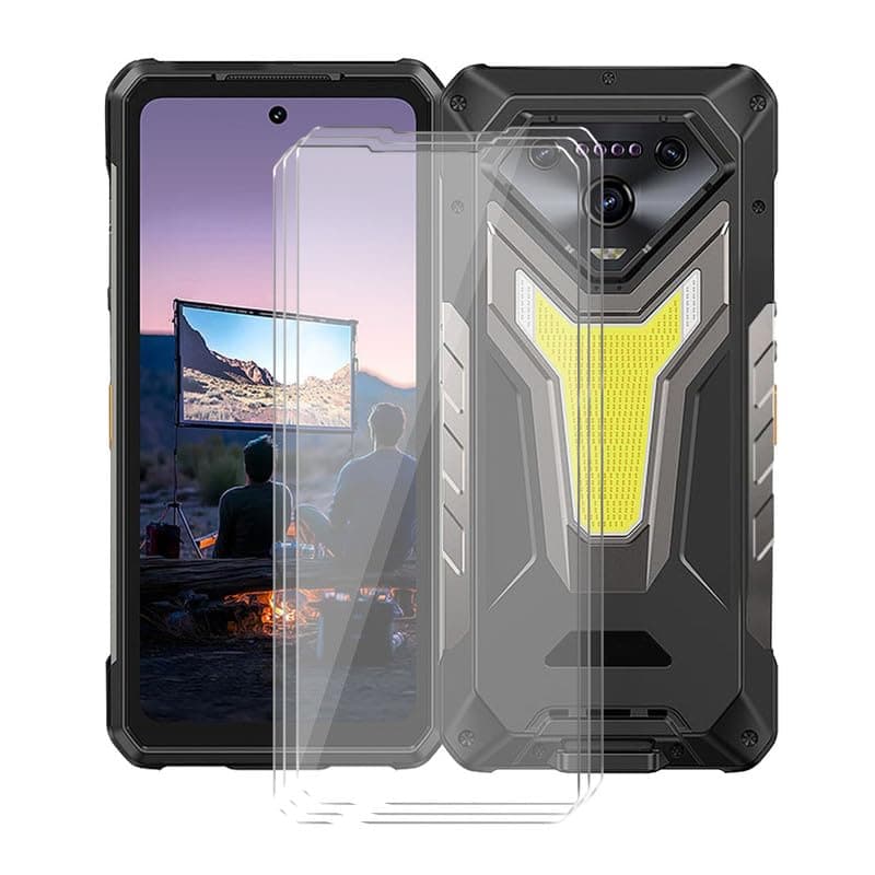 WXPPJ Tempered Glass for Ulefone Armor 34 Screen Protector (6.95"), [Anti-Scratch] [Bubble Free] HD Clear Tempered Glass [3 Pack] Film Protection for Ulefone Armor 34.