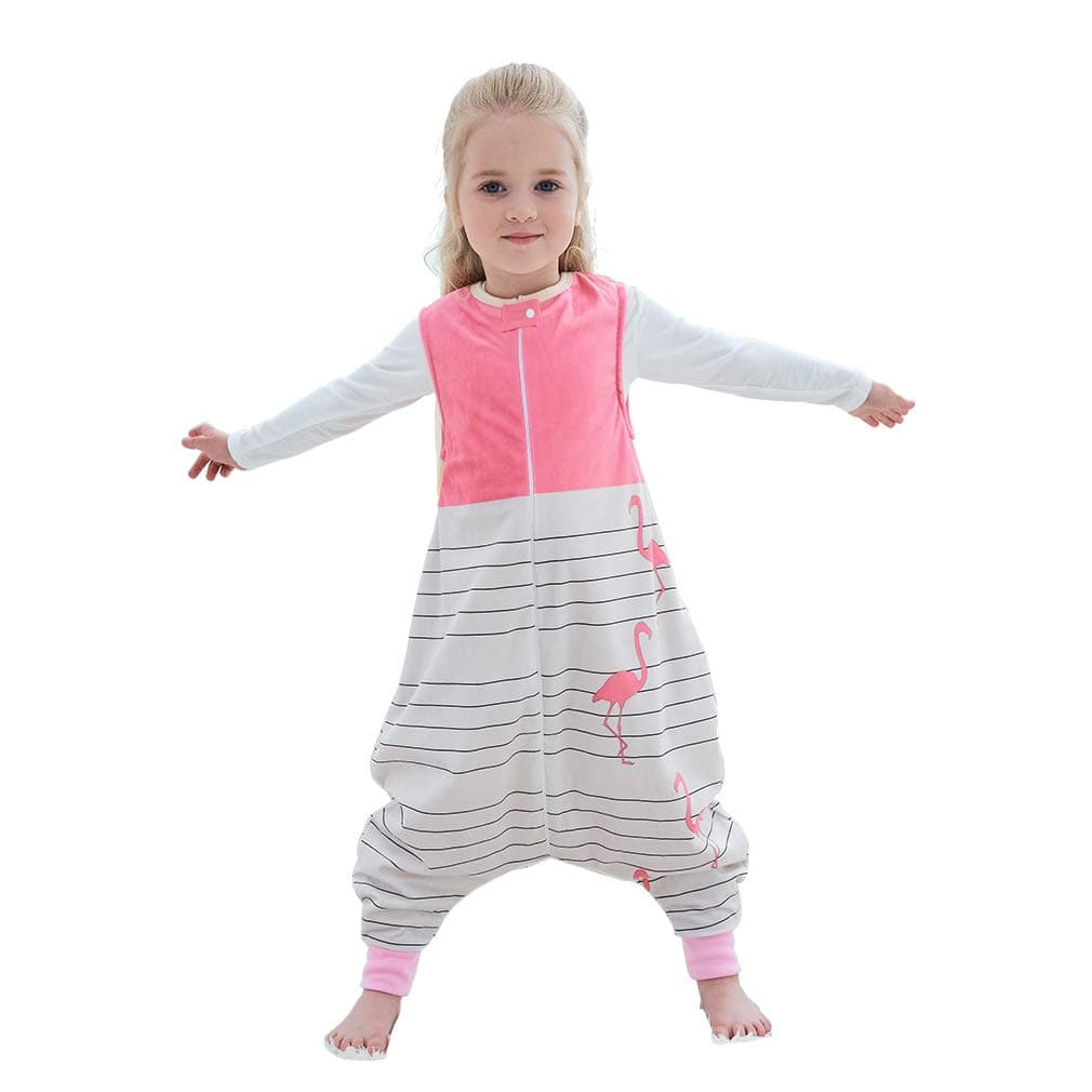 MICHLEY Baby Sleeping Bag Sack Infant Swaddle Wearable Blanket 1-3T, Pink Bird