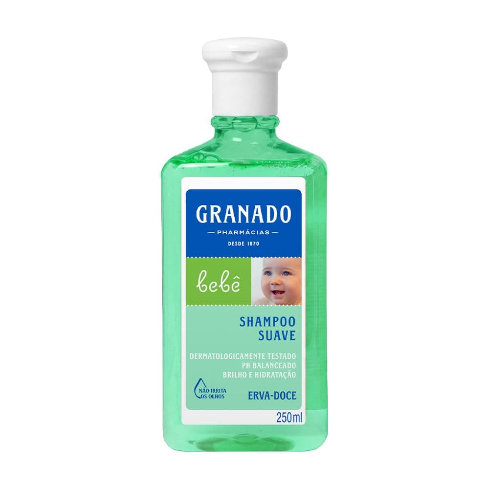 Linha Bebe Granado - Shampoo Bebe Erva Doce 250 Ml - (Granado Baby Collection - Fennel Baby Shampoo 8.45 Fl Oz)