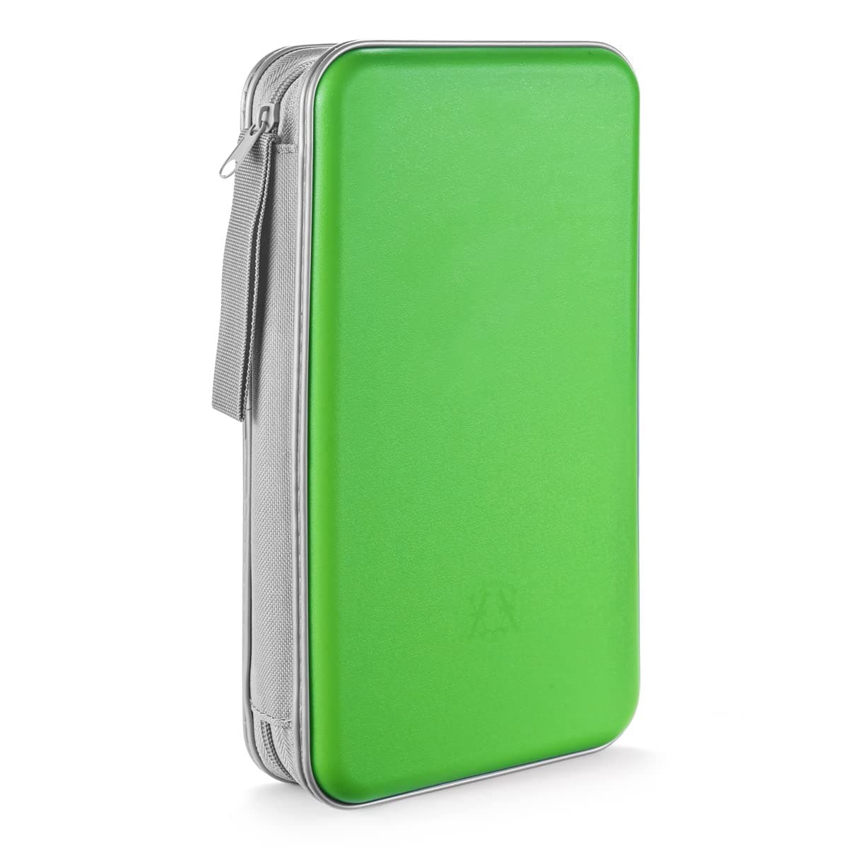 LIOVODE DVD Case, 96 Capacity CD Case Portable CD Case Holder Storage Hard Plastic DVD CD Wallet Holder Organizer for Car, Green, 96 Capacity, Basic