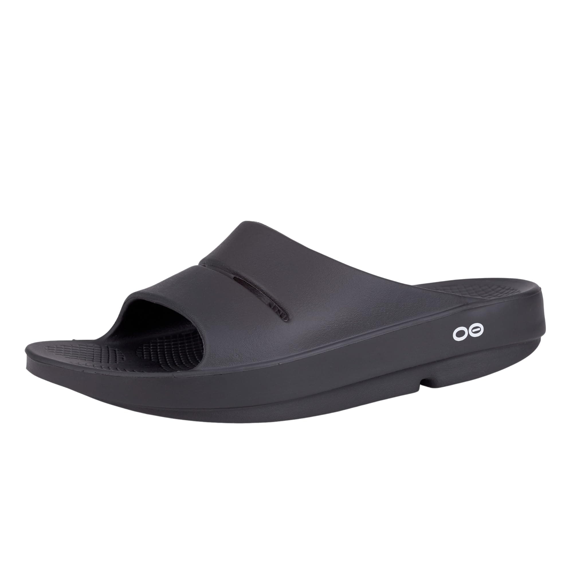 OOFOS OOahh Recovery Slide, Black - Women’s Size 8, Men’s Size 6
