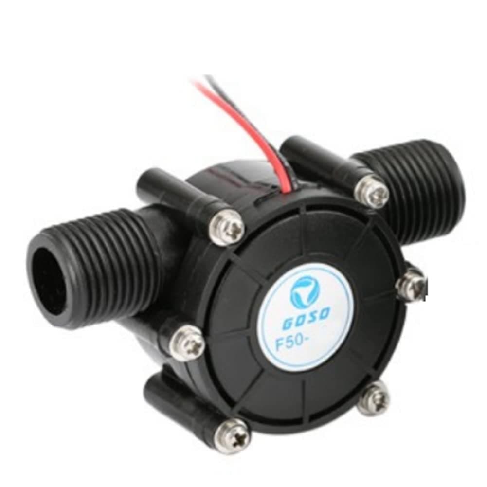 SKORDO Micro-Hydro Generator 12V 10W DC Water Flow Generator Turbine Generator Hydroelectric Tap Water Flow Hydraulic DIY