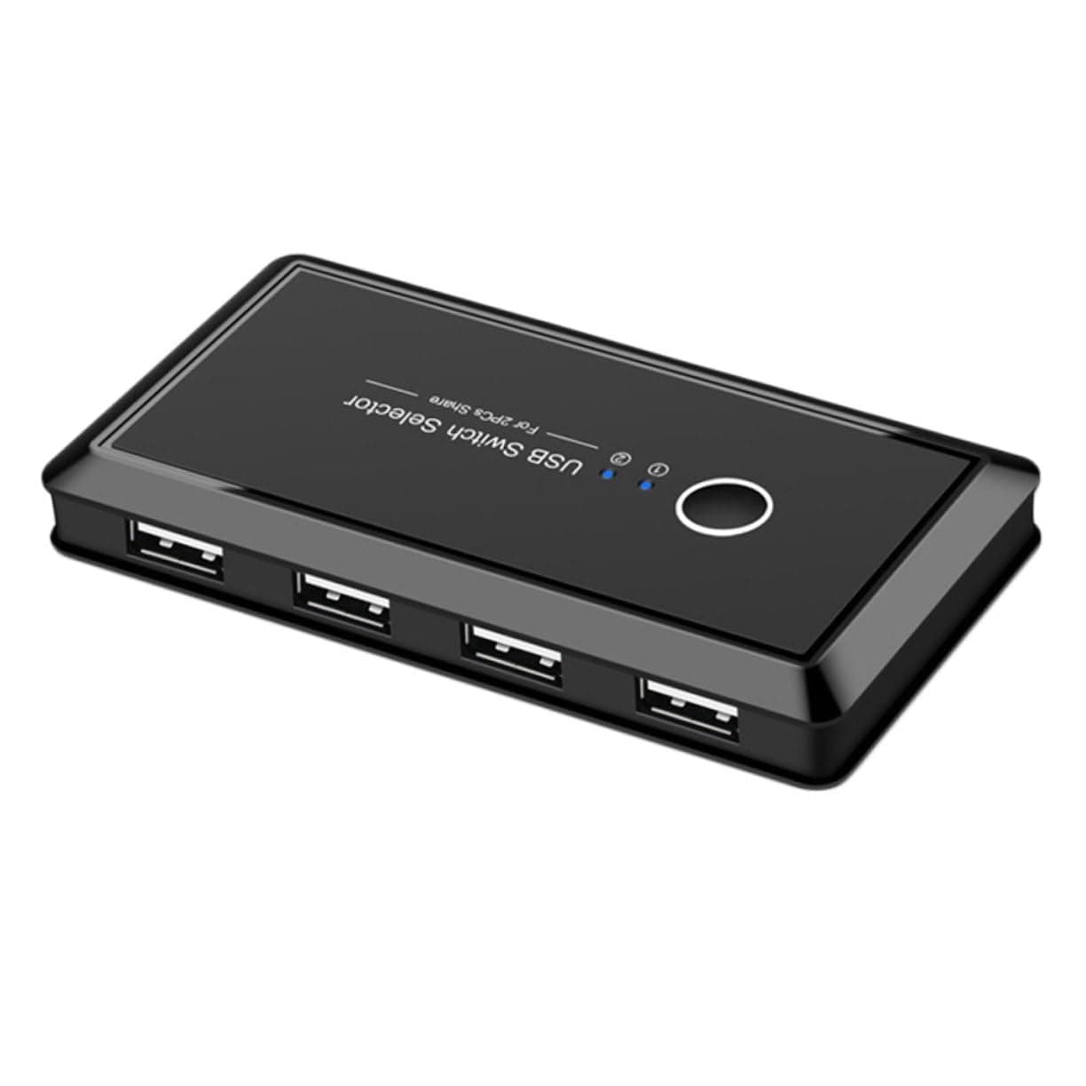QUMIIRITY Switcher Box with Device Sharing and Swapping USB 2.0 for 2 Computers Sharing 4 USB Devices
