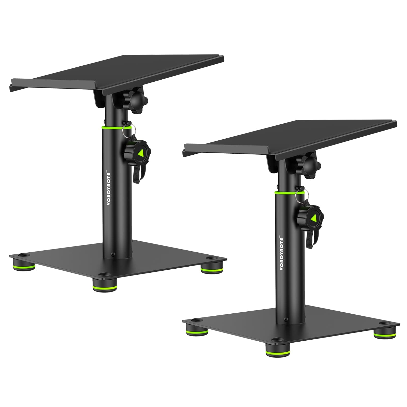 Vondynote Desk Studio Monitor Stands 11"-16" Monitor Speaker Stands 12°Tilt
