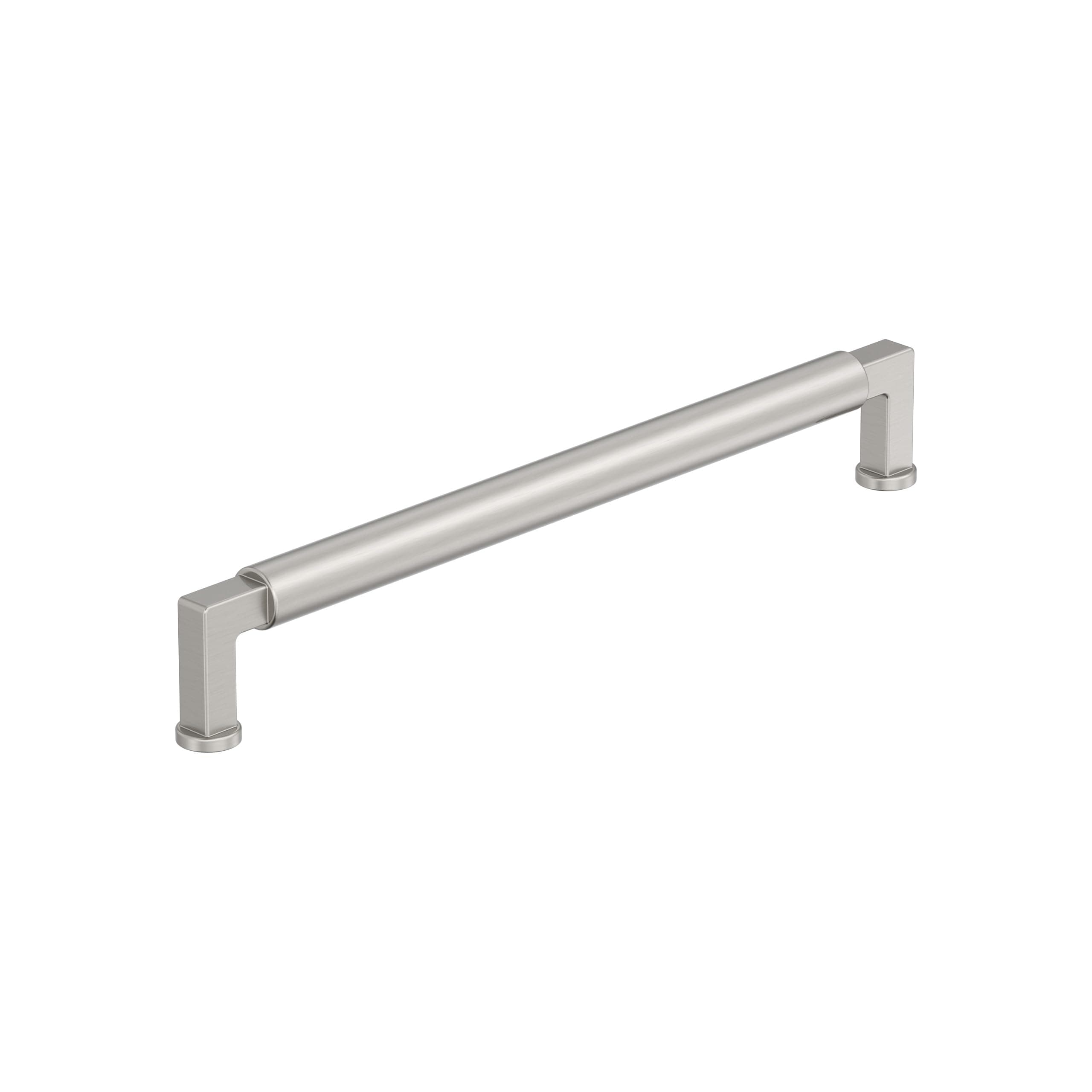 Amerock Balon 8-13/16 inch (224mm) Center-to-Center Satin Nickel Cabinet Pull, BP37487G10