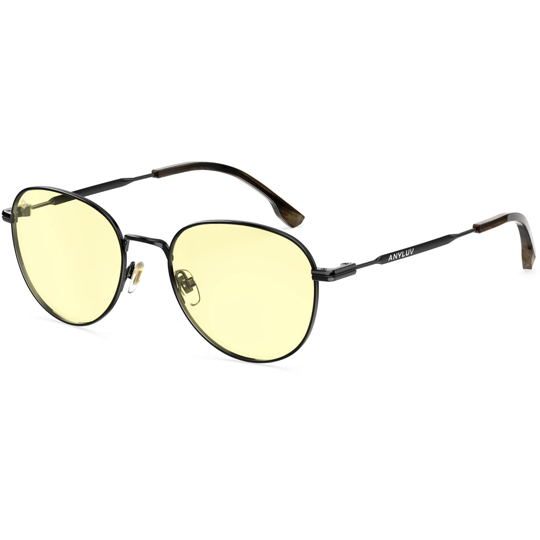ANYLUV Blue Light Blocking Glasses for Men, Fashion Lightwight Blue Light Glasses Computer Screen Blocker Eyewear