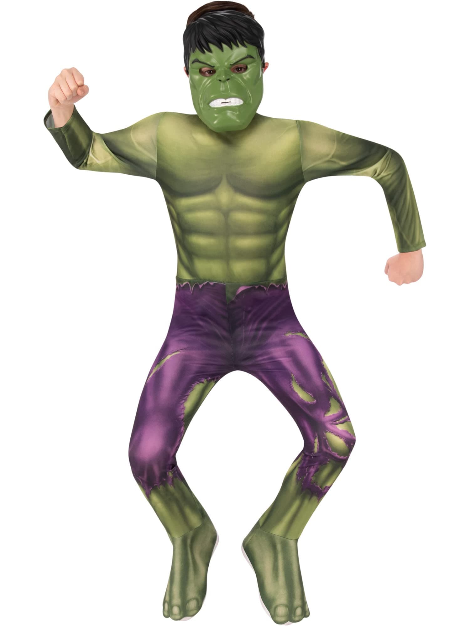 Rubie's Official Marvel Avengers Hulk Classic Childs Costume, Kids Superhero Fancy Dress, Large