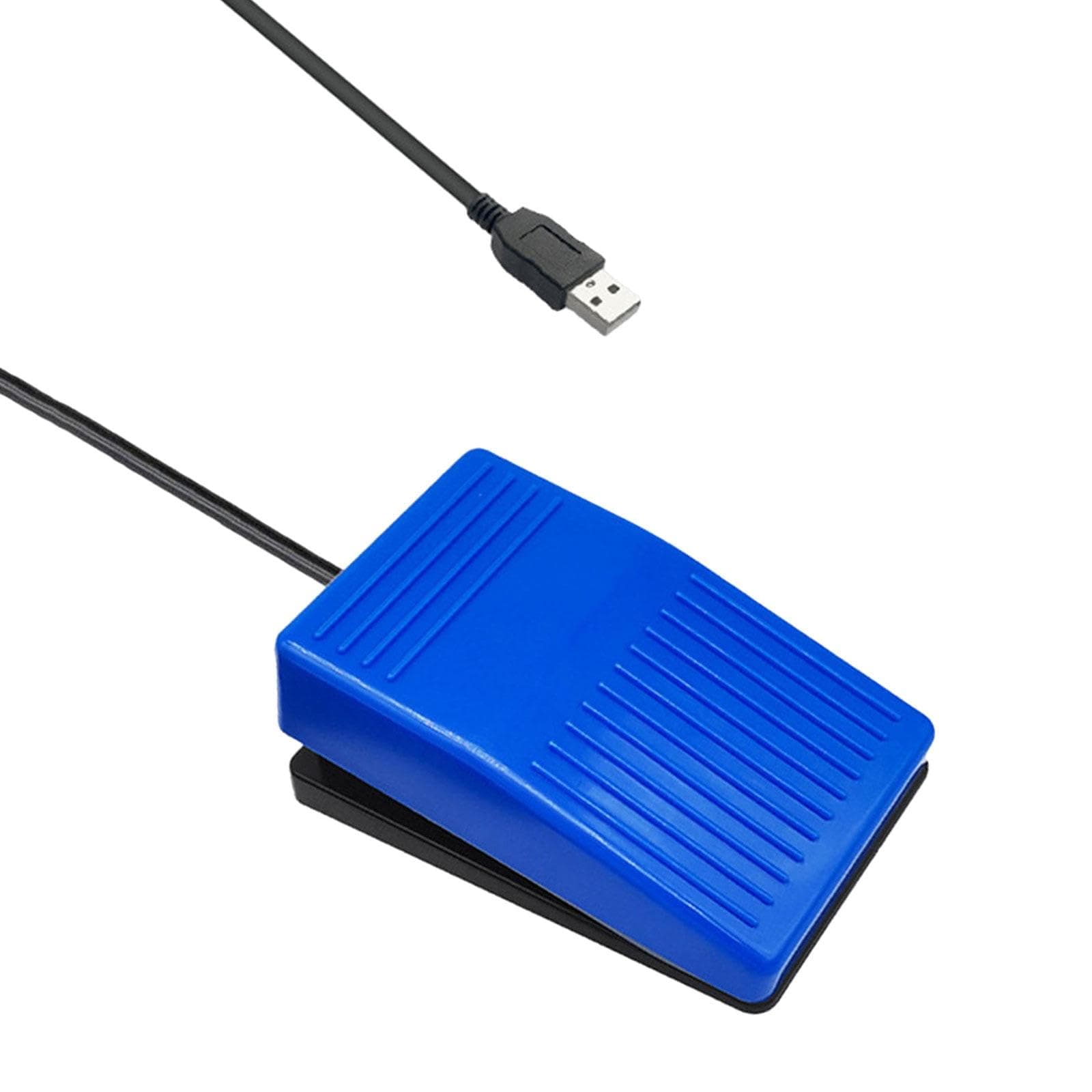 IAMDORE Foot Pedal Switch, Foot Switch, Lightweight Accessory, Professional for Essential Functions, Computer Foot Pedal, Plug-and-Play, Blue Silent