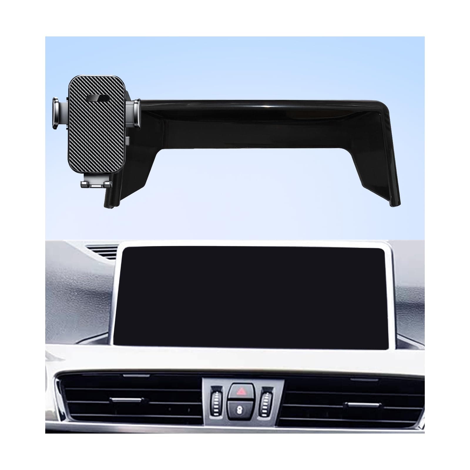 TSRLLT T Car Phone Holder for BMW X1X2 2016-2019 Accessories,8.8-inch Screen Fixed Clip,Ultra-Stable Clip with Anti-Shake,360° Rotation Smart Phone Mount