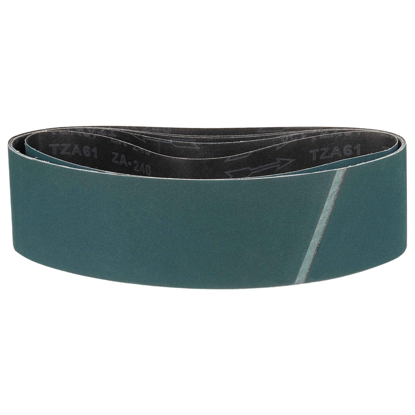 CoCud 4 x 36 Inch Sanding Belt 240 Grit Zirconia 6 Pcs