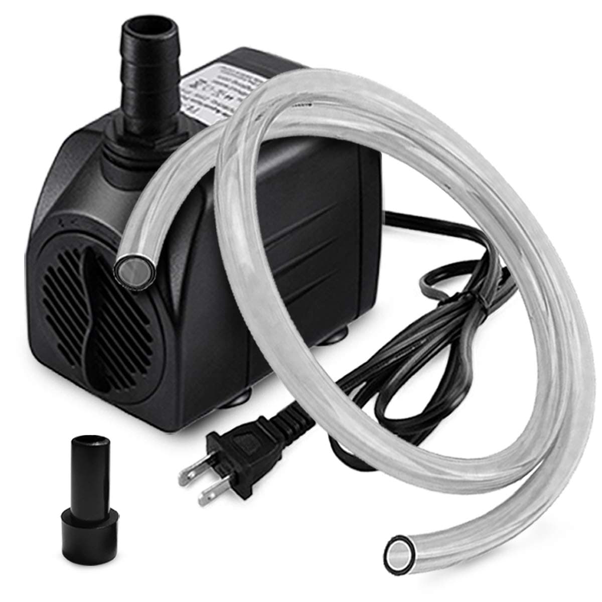 PULACO 160GPH Small Submersible Water Pump with 3.3 ft Tubing