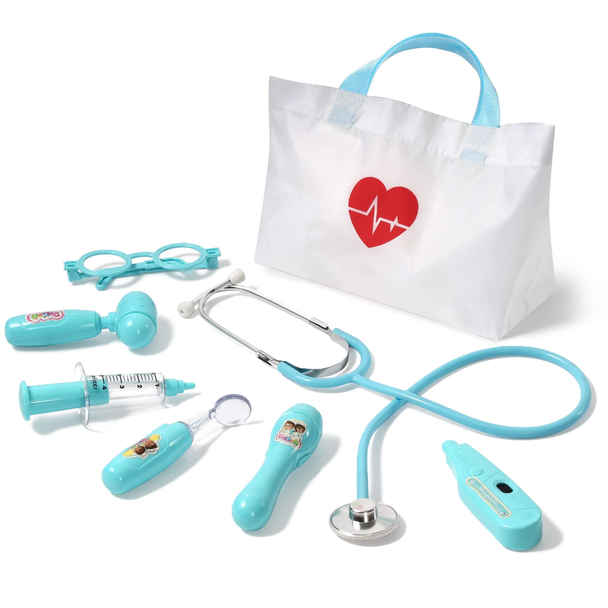 Phobby Doctor Kit Toy for Kids 3 4 5 6 Years Old, Blue