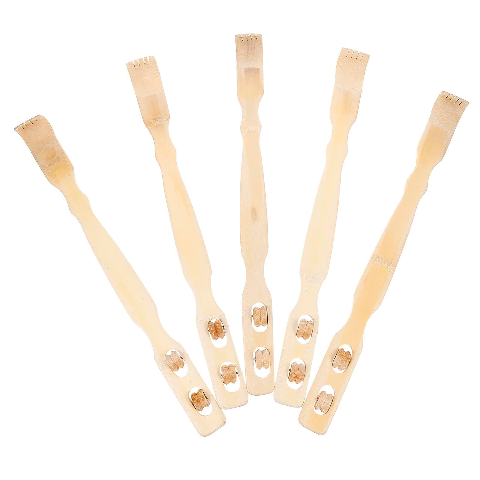 DONFAMDS 5pcs Synthetic Material Back Massaging Scratchers to Stimulate Relaxation Point and Back Tickling