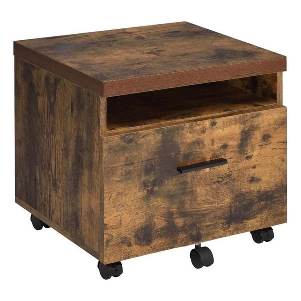ACME Furniture Acme 92398 Bob File Cabinet, Weathered Oak, One Size