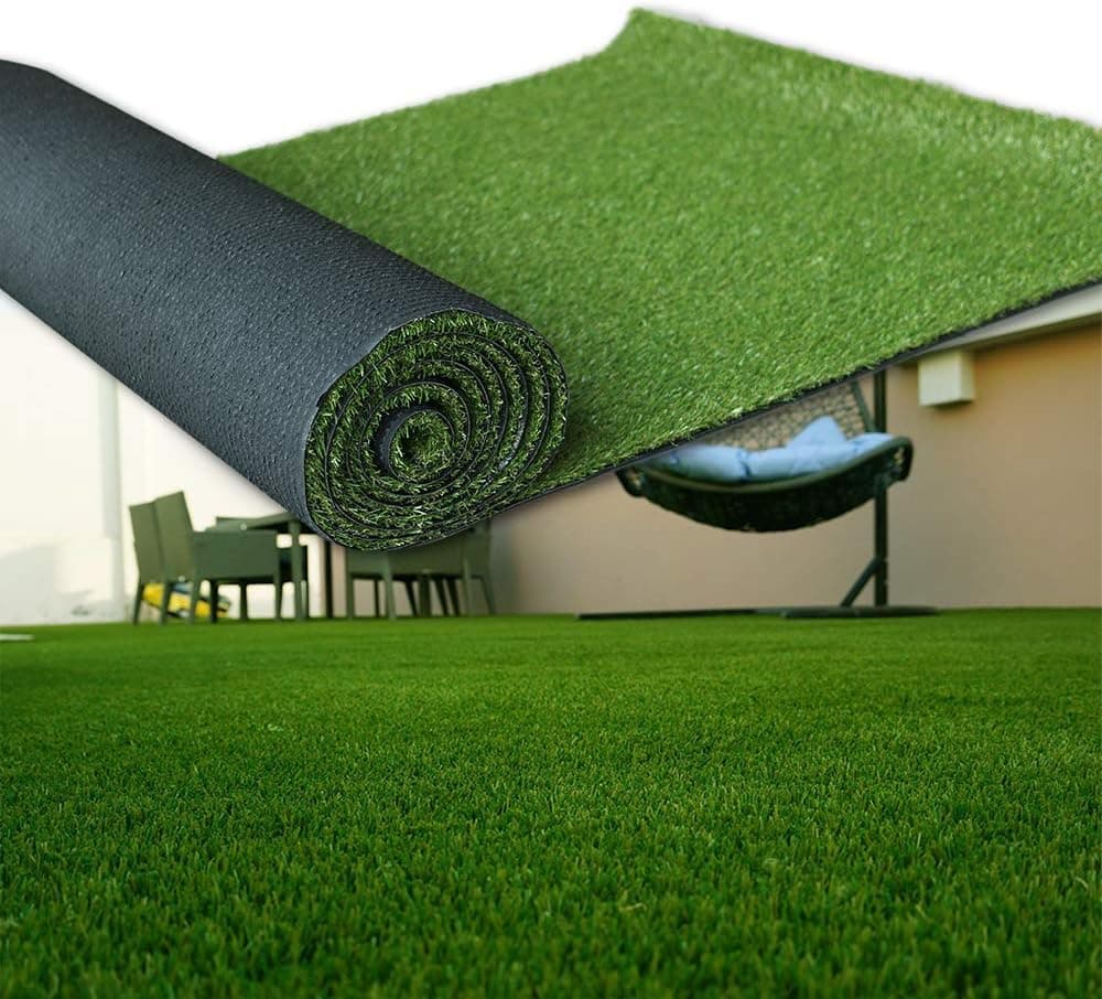 LITA Artificial Grass 4' x 64' (256 Square Feet) Realistic Fake Grass Deluxe Turf Synthetic Turf Thick Lawn Pet Turf -Perfect for Indoor/Outdoor Landscape (20mm high Pile) Customized