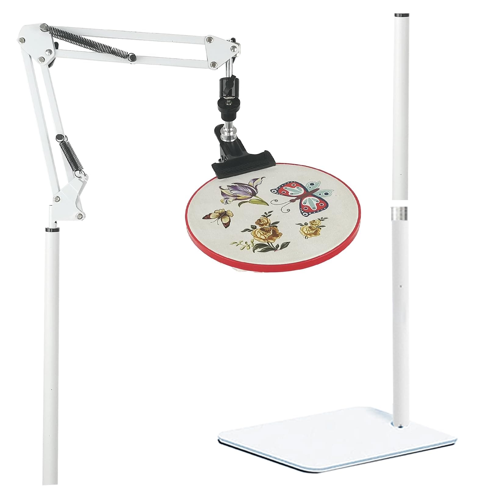 Embroidery Floor Stand, Hand Embroidery Stand, Suitable for Embroidery Hoop, Cross Stitch Holders, Embroidery Lap Stand, Suitable for Cross Stitch Supplies