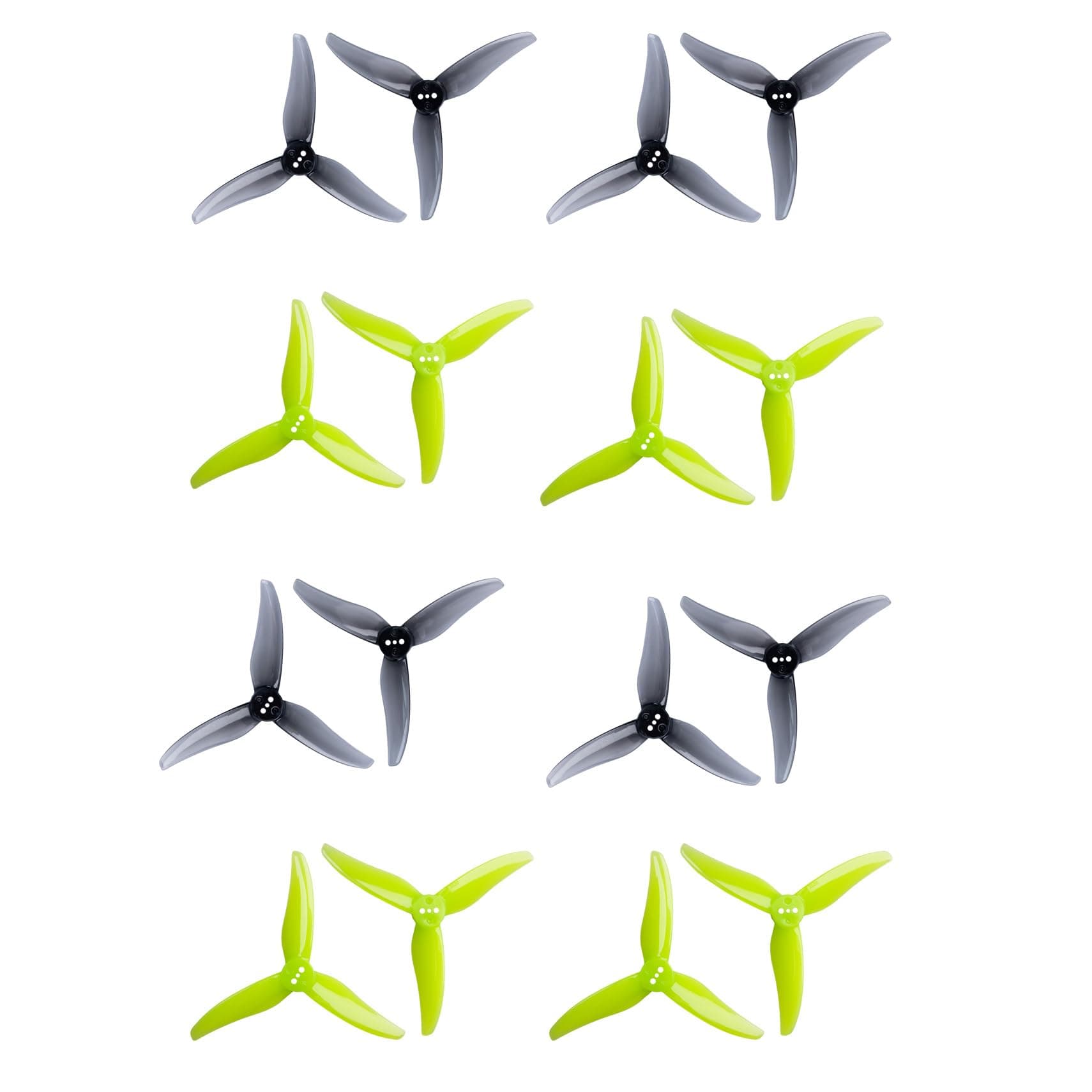 Gemfan Hurricane 3520 3-Blade Propeller for 3.5 inch Quad with 5mm/3 Holes for 1806-2004 Brushless Motor FPV Freestyle Racing Drone 16pcs 8CW 8CCW