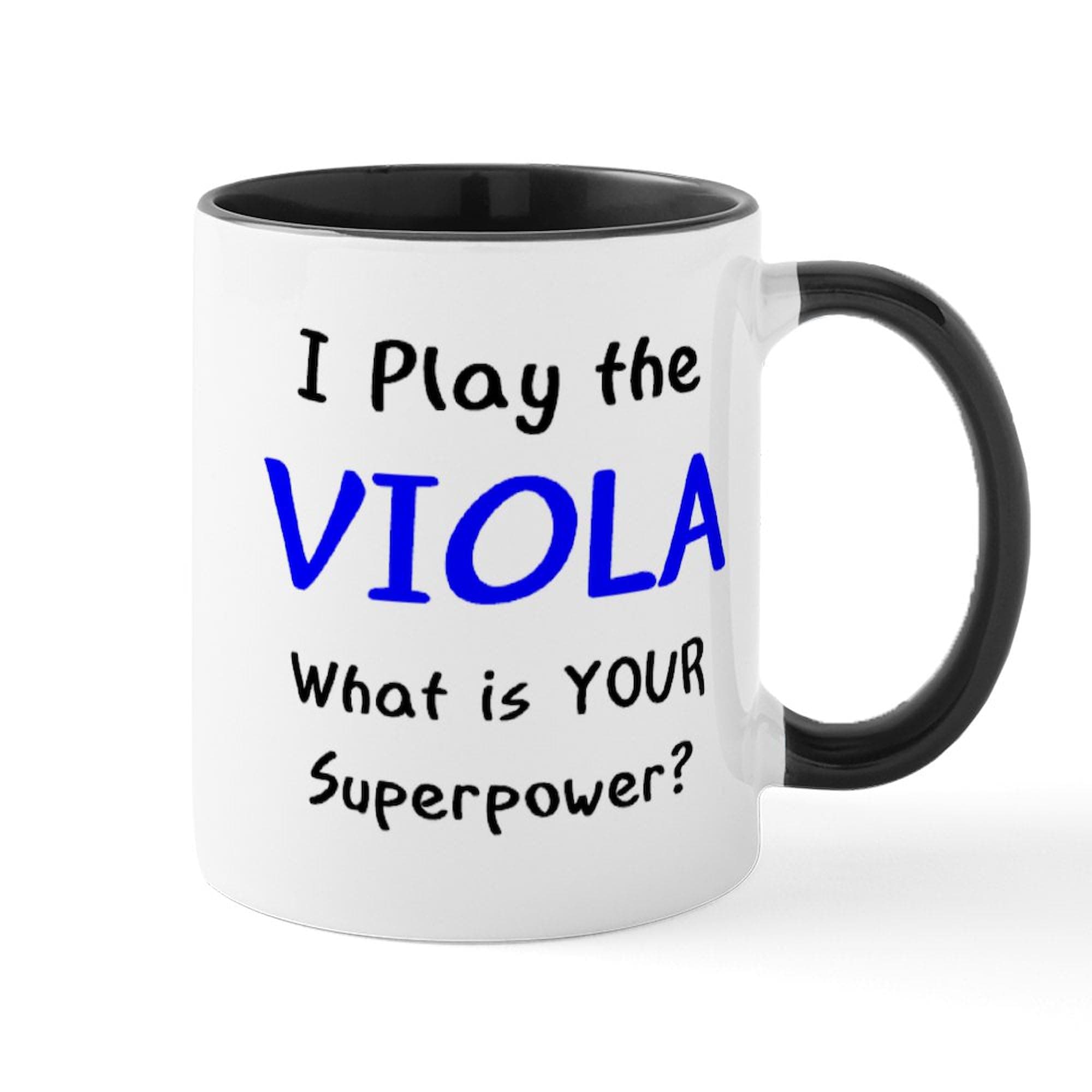 CafePress Play Viola Mug Mugs 11 oz (325 ml) Ceramic Coffee Mug