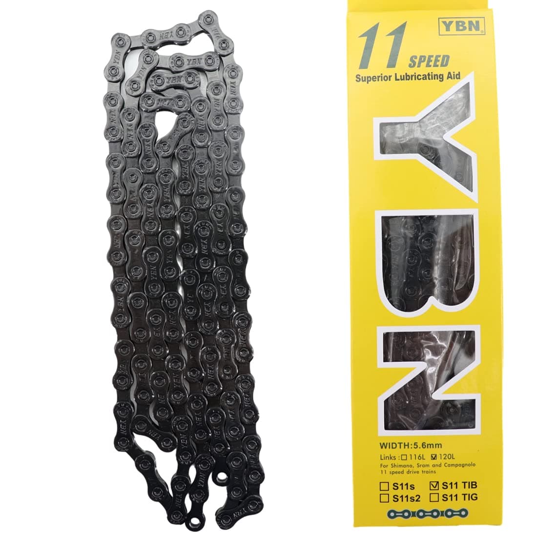 DJC Bike Chain 11 Speed for Road Bike MTB Mountain with Quick Link YBN for Shimano Sram System and KMC