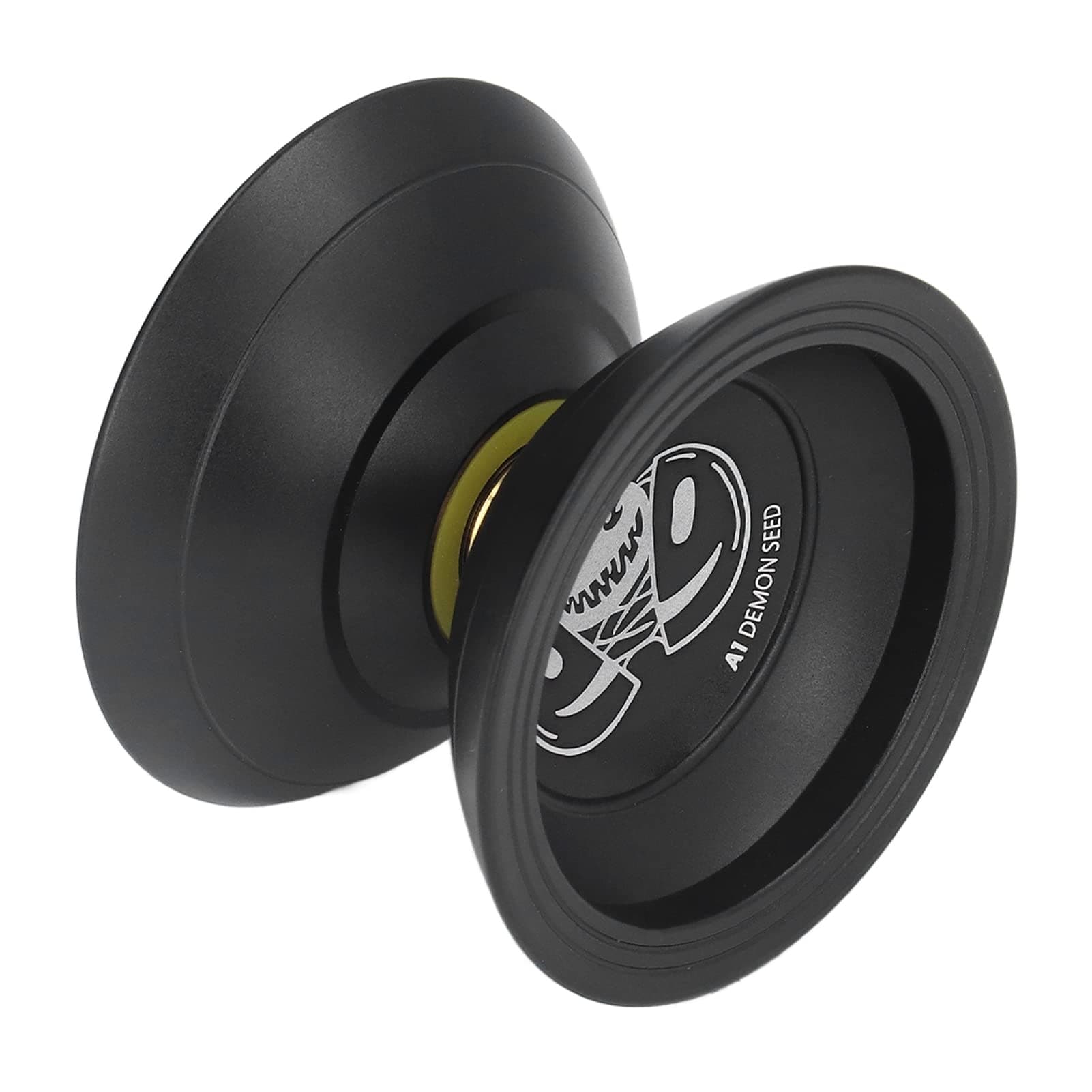 Yoyo Ball, Stable Balance Complex Tricks Alloy Yoyo Toy , Cool Black Design for Children, Over 14 Years Old, Alloy Material