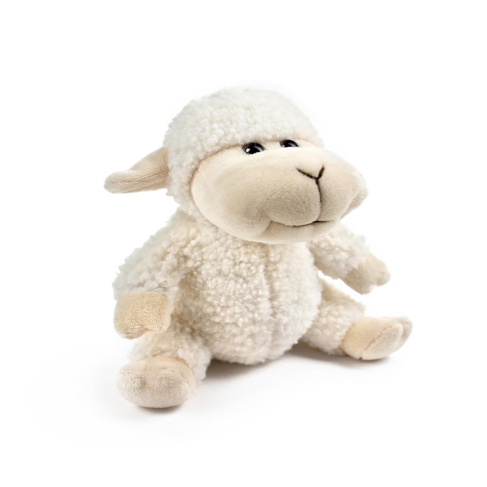 Tiny Heart Sheep Stuffed Animal, Sheep Plush Toy, Lamb Stuffed Animal Cute Soft Stuffed Lamb Kids Boys and Girls Gift Home Decor Cuddly White Lamb Toys (Sitting Position)