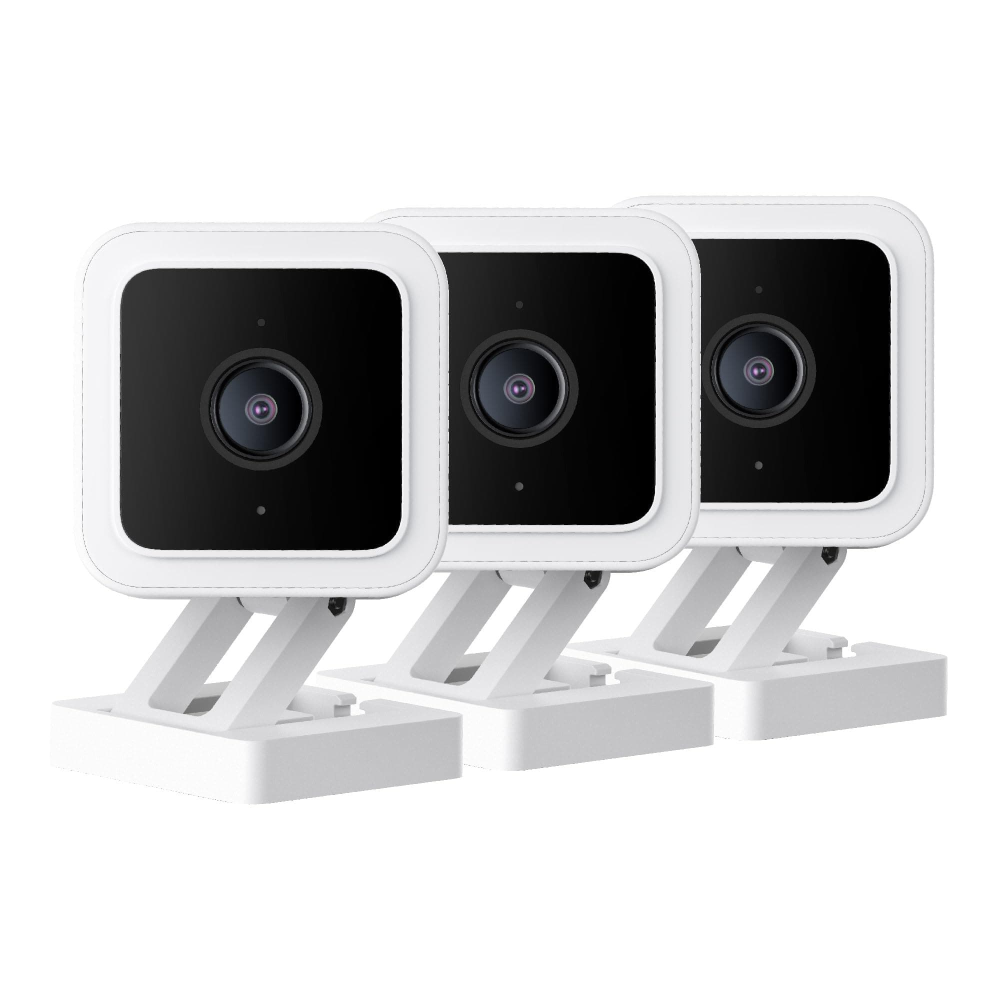 Wyze Cam v3 with Color Night Vision, Wired 1080p HD Indoor/Outdoor Security Camera, 2-Way Audio, Works with Alexa, Google Assistant, and IFTTT, 3-Pack
