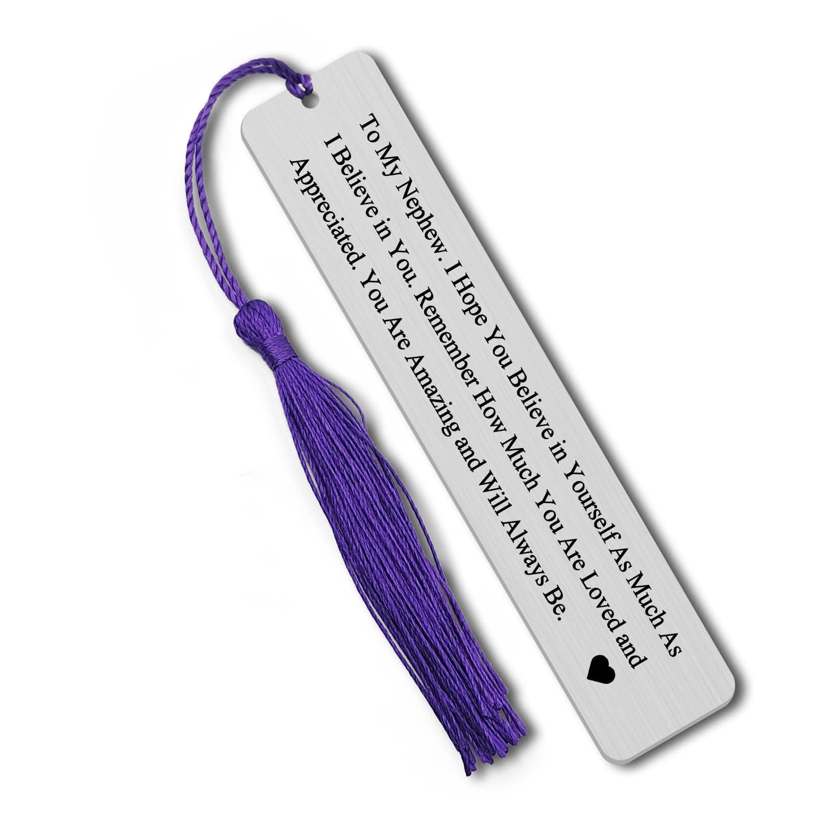 Gifts for Nephew Bookmark Nephew Gift from Aunt Uncle Graduation Gifts for Nephew Bookmark for Reading Lovers Book Lovers Nephew Gifts Inspirational Gift for Nephew Christmas Birthday Gifts