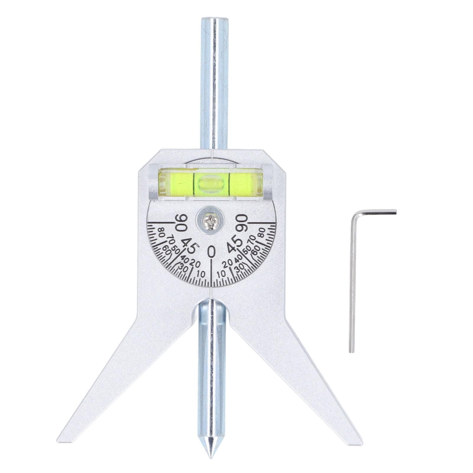Y Type Safety Pipe Marker, Versatile Stainless Steel Pipefitter Center Finder Miter Saw Protractor for Marking and Positioning