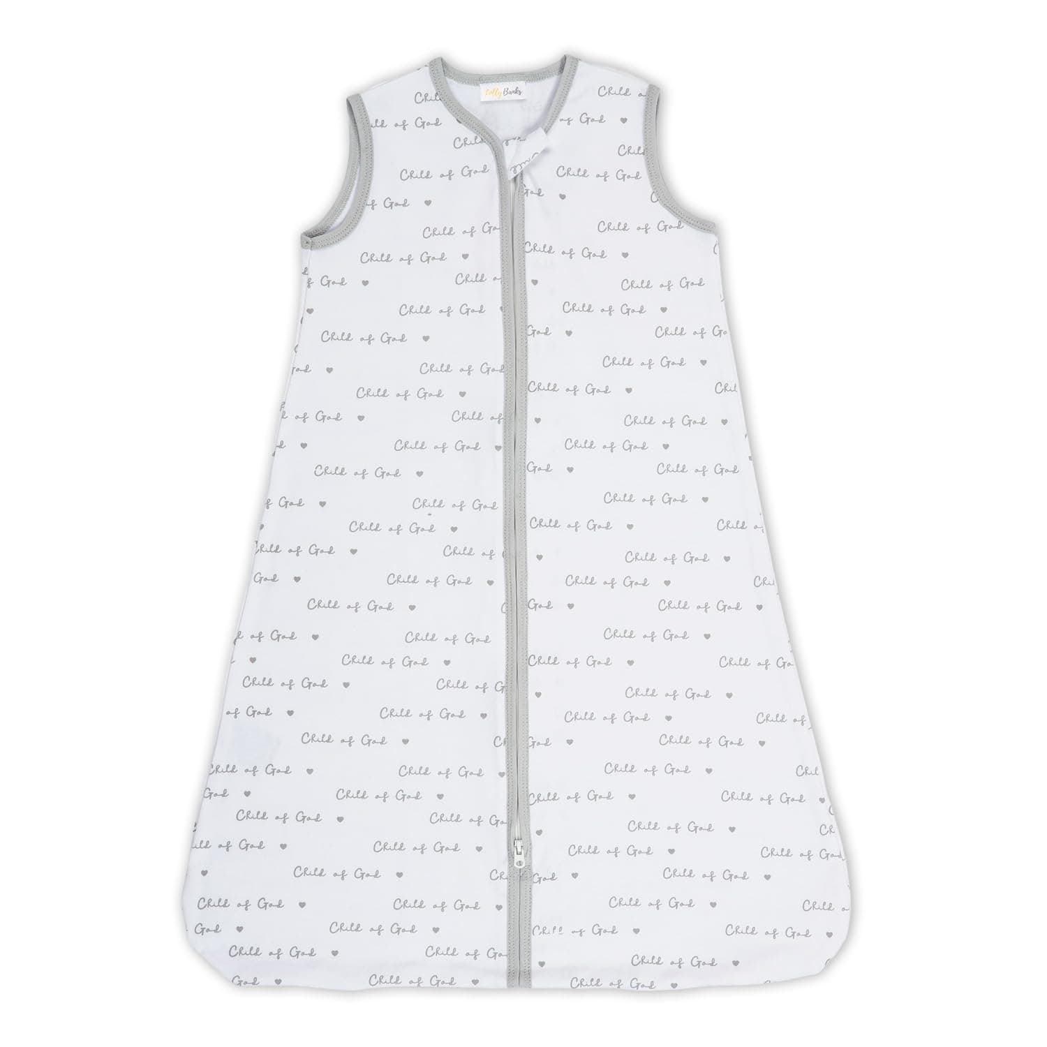 LollyBanks Cotton Sleep Sack - 0.5 TOG Lightweight With 2-Way Zipper, Soft and Breathable for Baby/Toddler 18-24 Months (Christian Baby Outfit)