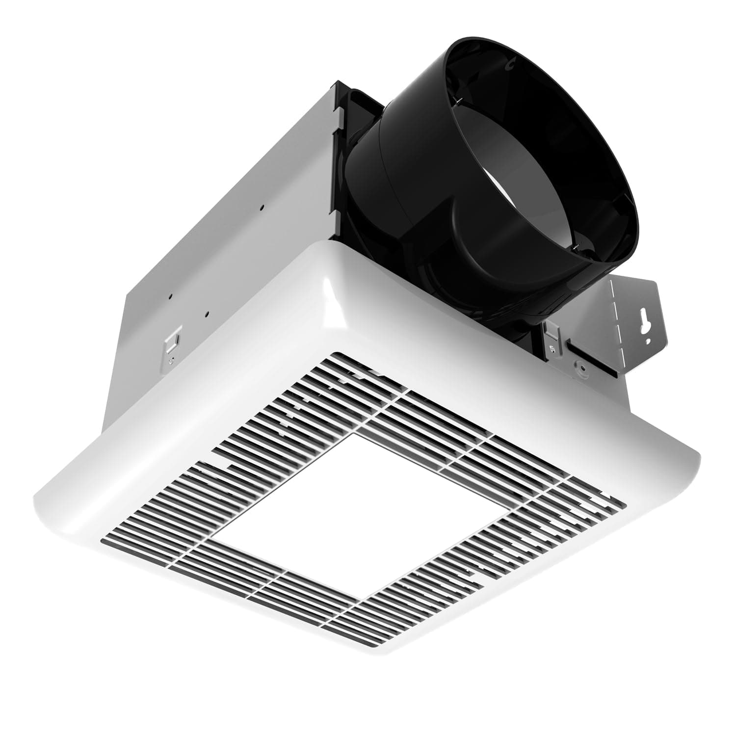 Tech Drive Bathroom Exhaust Fan with Light-150 CFM, 1000lm Dimmable 5CCT LED Light and Night Light Selectable, 6-Inch Duct Super Quiet Ventilation Fan,Easy to Install Ceiling Mounted
