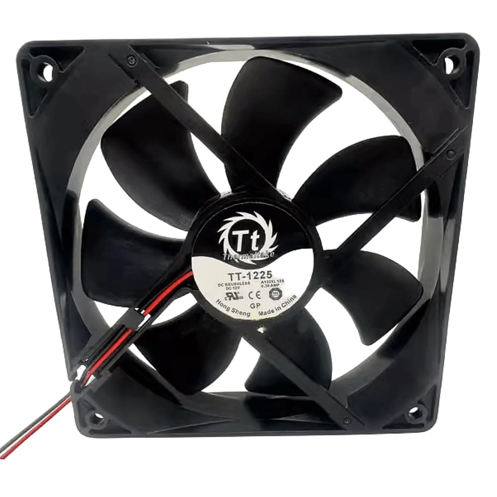 for TT-1225 A1225L12S 12V 0.30A 12CM 12025 2-Wire Cooling Fan