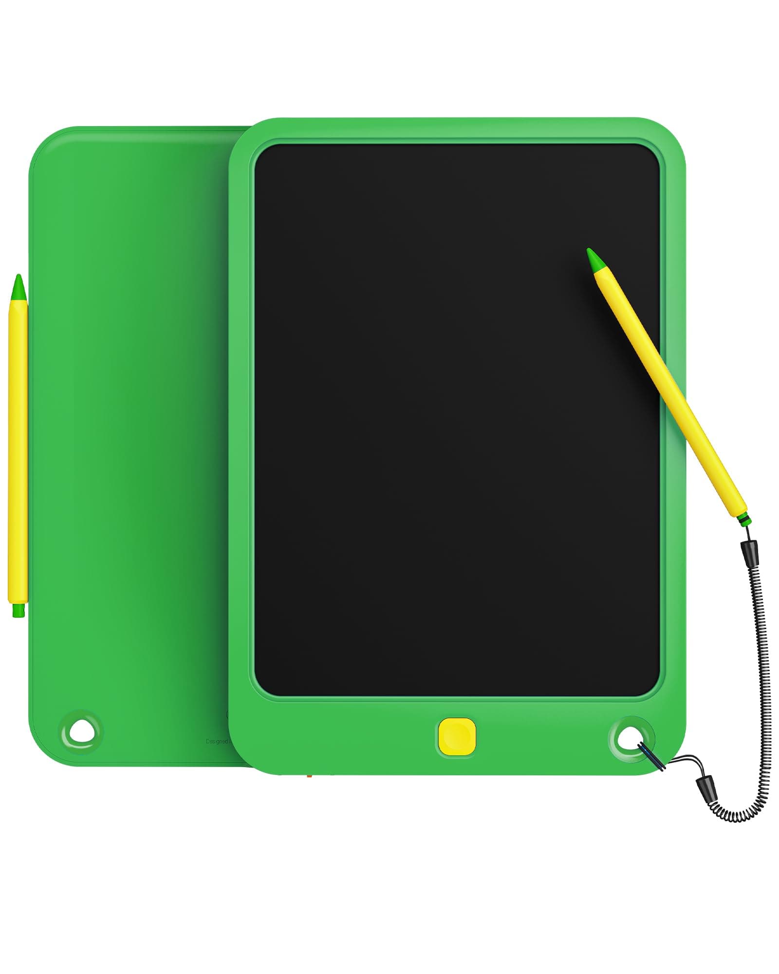LCD Writing Tablet 10 Inch, Colorful Electronic Doodle Board Drawing Tablet, Memo Board, Drawing Pads with Lanyard, Travel Educational Toys Gifts for Kids Toddlers (Green)