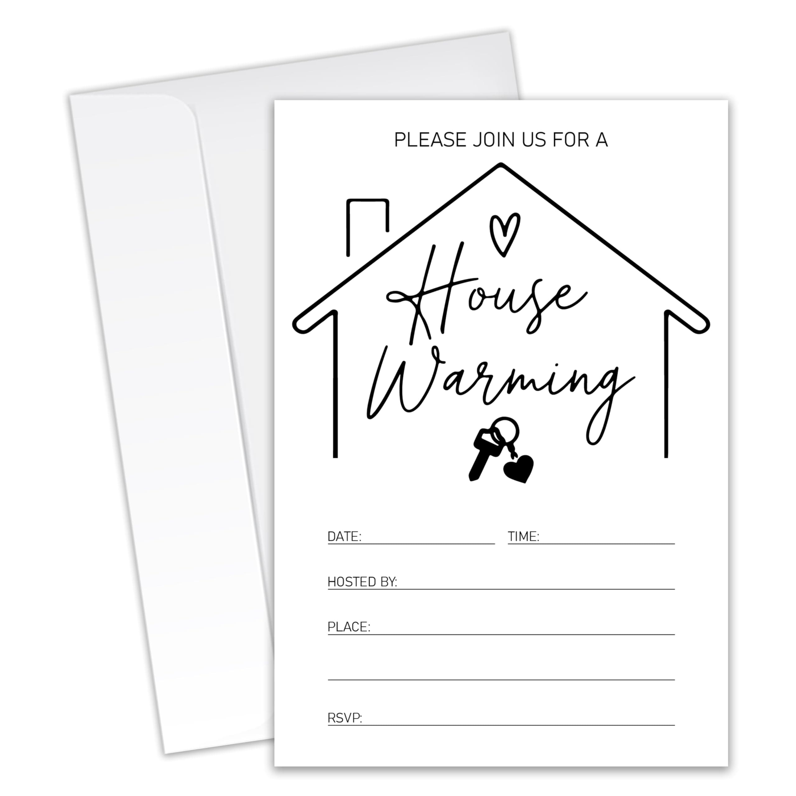 XZMBQ Bridal Shower Invitation Cards (4"x6", Pack of 20) with Envelopes – Elegant & Fun Designs for Bridal Showers & Celebrations. (134)