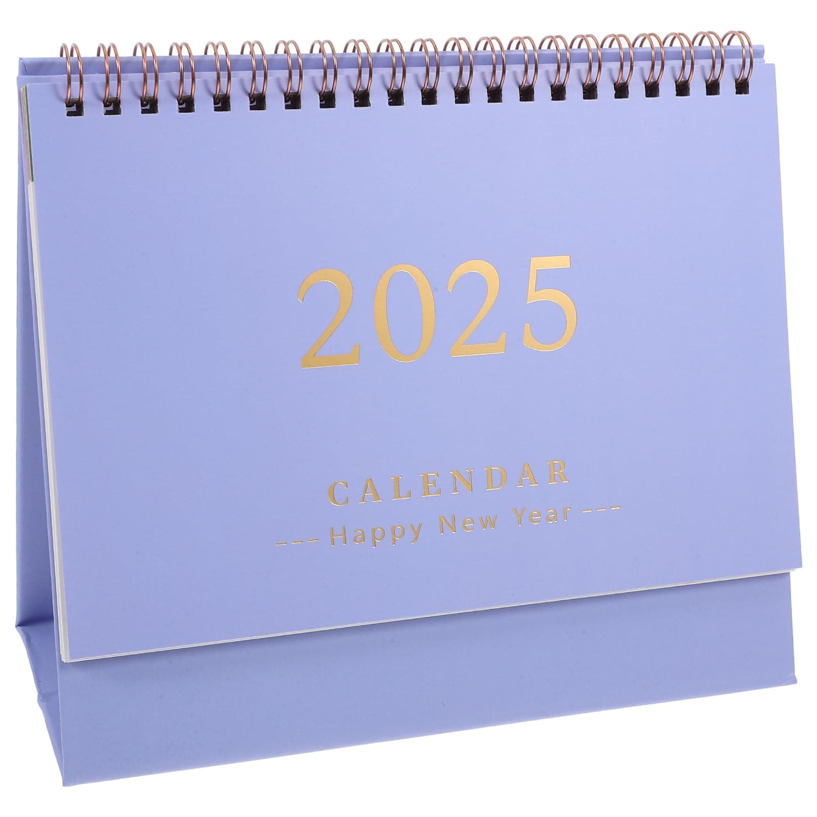 Tofficu 2024-2025 Desk Calendar from July 2024 to December 2025-18 Monthly Standing Flip Desktop Calendar for Home Office Lavender