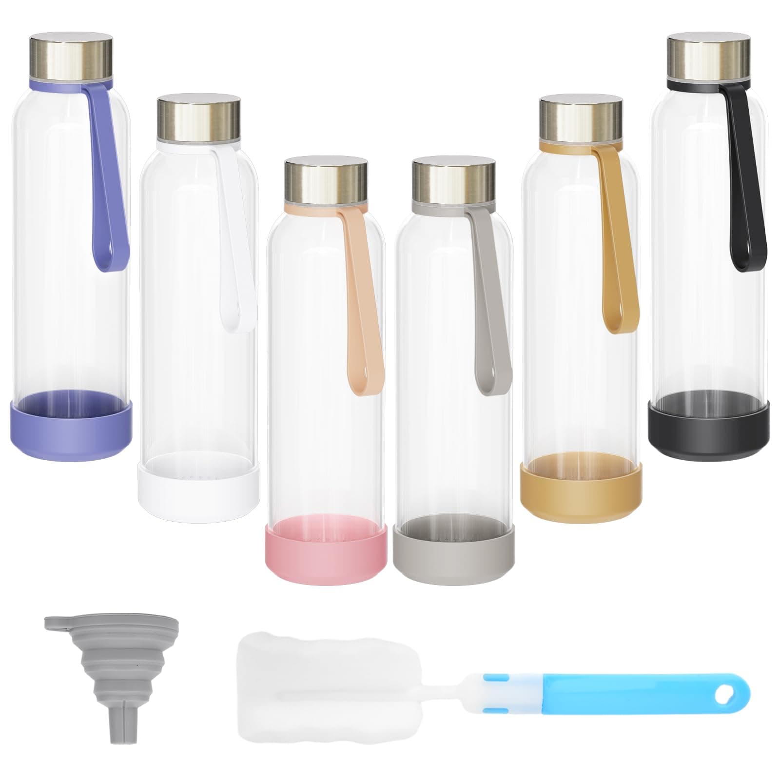 Sursip 18oz Glass Water Bottle, BPA Free