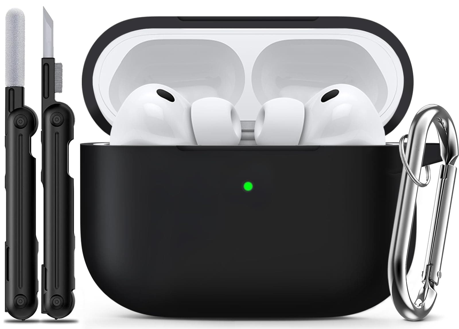 Inesore for AirPods Pro 3 Case Cover (2025) -Black