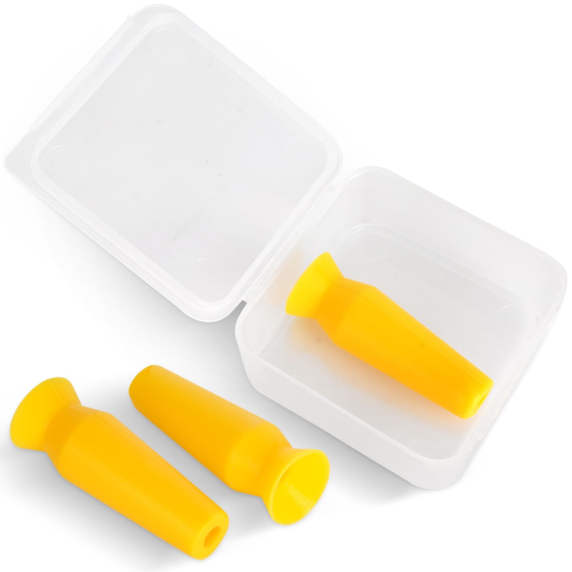[3 Pack] Scleral Lens Inserter + Remover - Vented Contact Lens Applicator for Hard/RGP Lenses, Scleral Lenses & Prosthetic Eyes - Comfortably Handle Contact Lenses with Easy-Squeeze Suction Tool