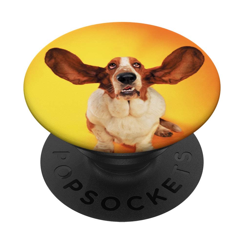 Basset Hound Funny PopSockets Swappable PopGrip