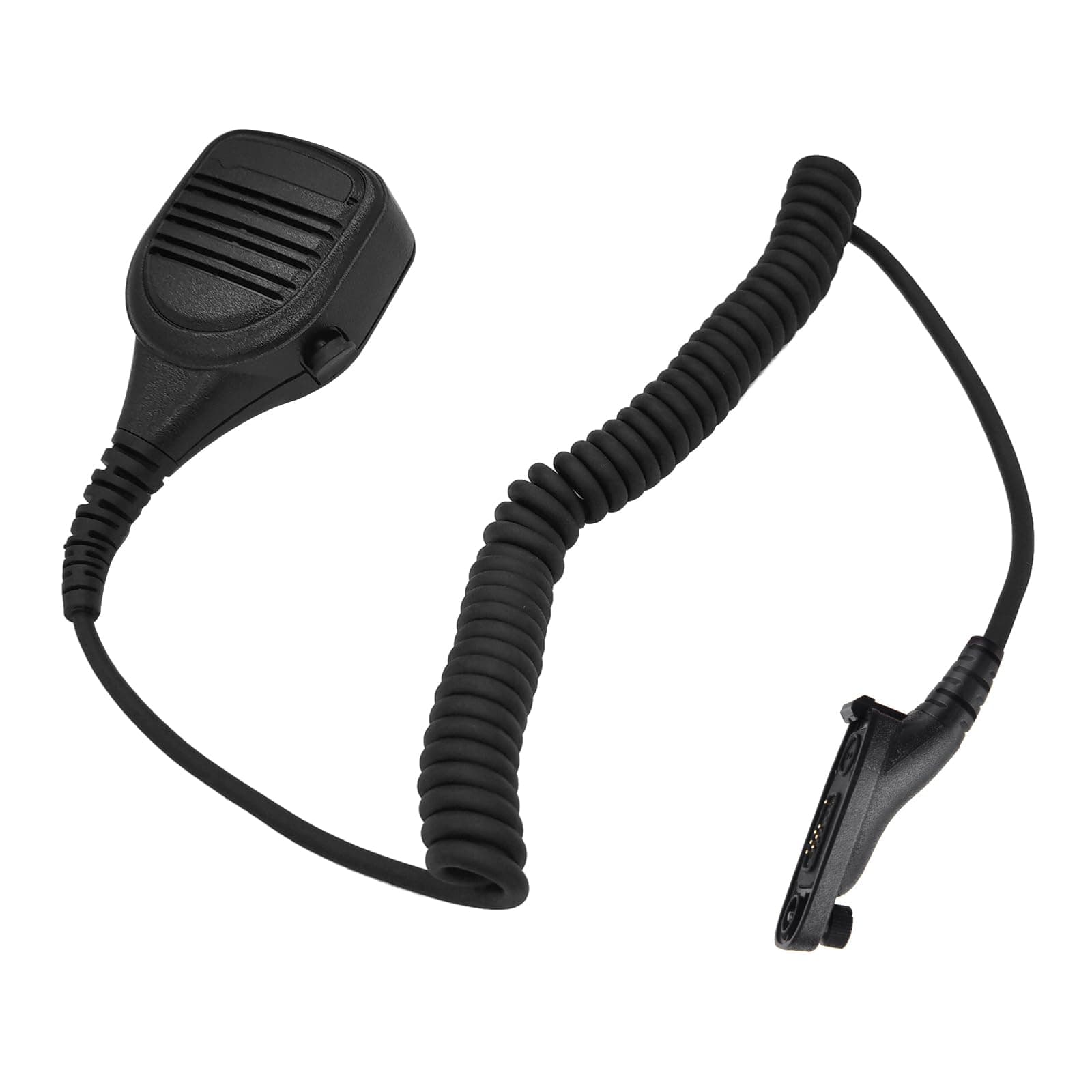 PZYPYM Radio Speaker Mic Shoulder Lapel Hand Microphone with 3.5mm Audio Jack Walkie Talkie Hands Free Mikes for Motorola APX 900 6000 8000 XPR 7550 6550 7350 (Black)