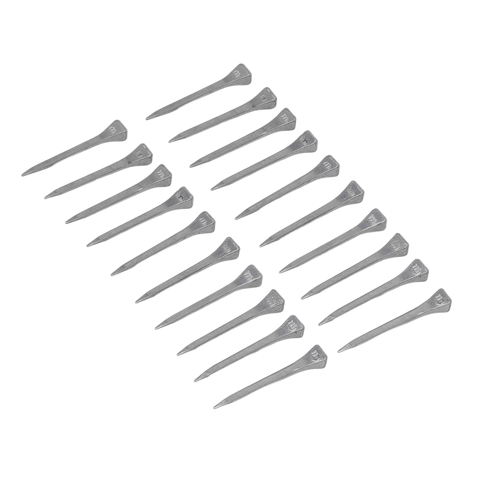 KIMISS 250 Pcs Horseshoe Nails – Premium Mild Steel Hoof Nails for Secure and Accurate Horseshoe Application (FJ0RACE)