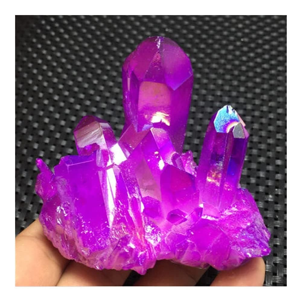Electroplate Fuschia Quartz Natural Stones and Minerals for Home&Wedding Decoration Room Decoration