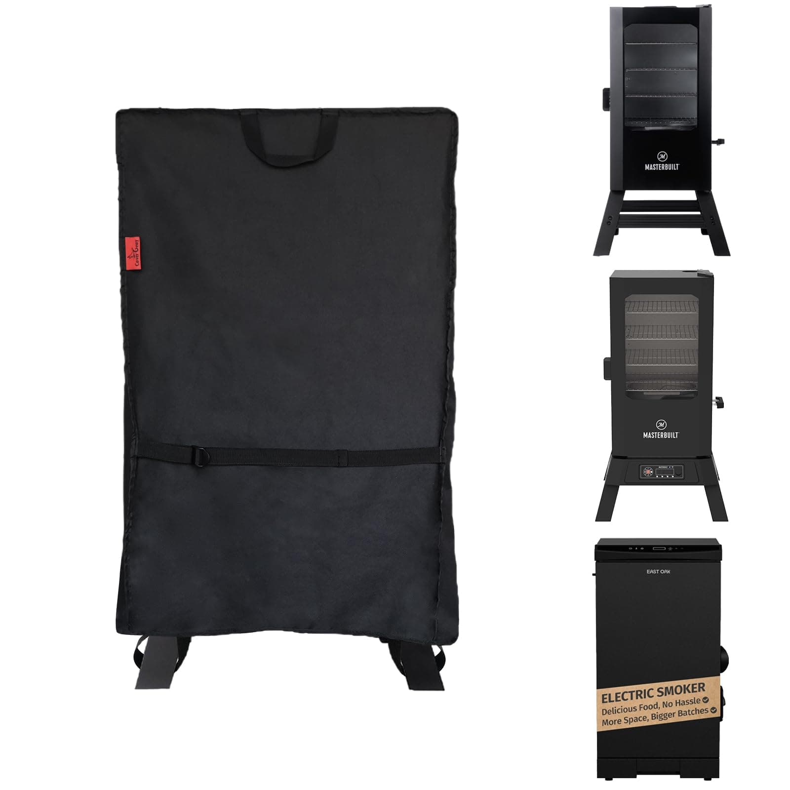Outdoor Electric Smoker Cover for Masterbuilt,East Oak,Pit BOSS,Cuisinart,Waterproof Vertical BBQ Smoker Cover (20" x 20" x 33")