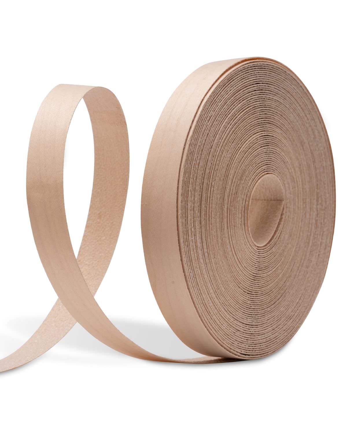 FAKILO Maple Edge Banding, 3/4" X 50ft Roll Real Maple Wood Veneer Edging, Flexible Pre-glued Plywood Edge Banding Strips with Strong Hot Melt Adhesive Iron-on Edgebanding for Furniture Restoration