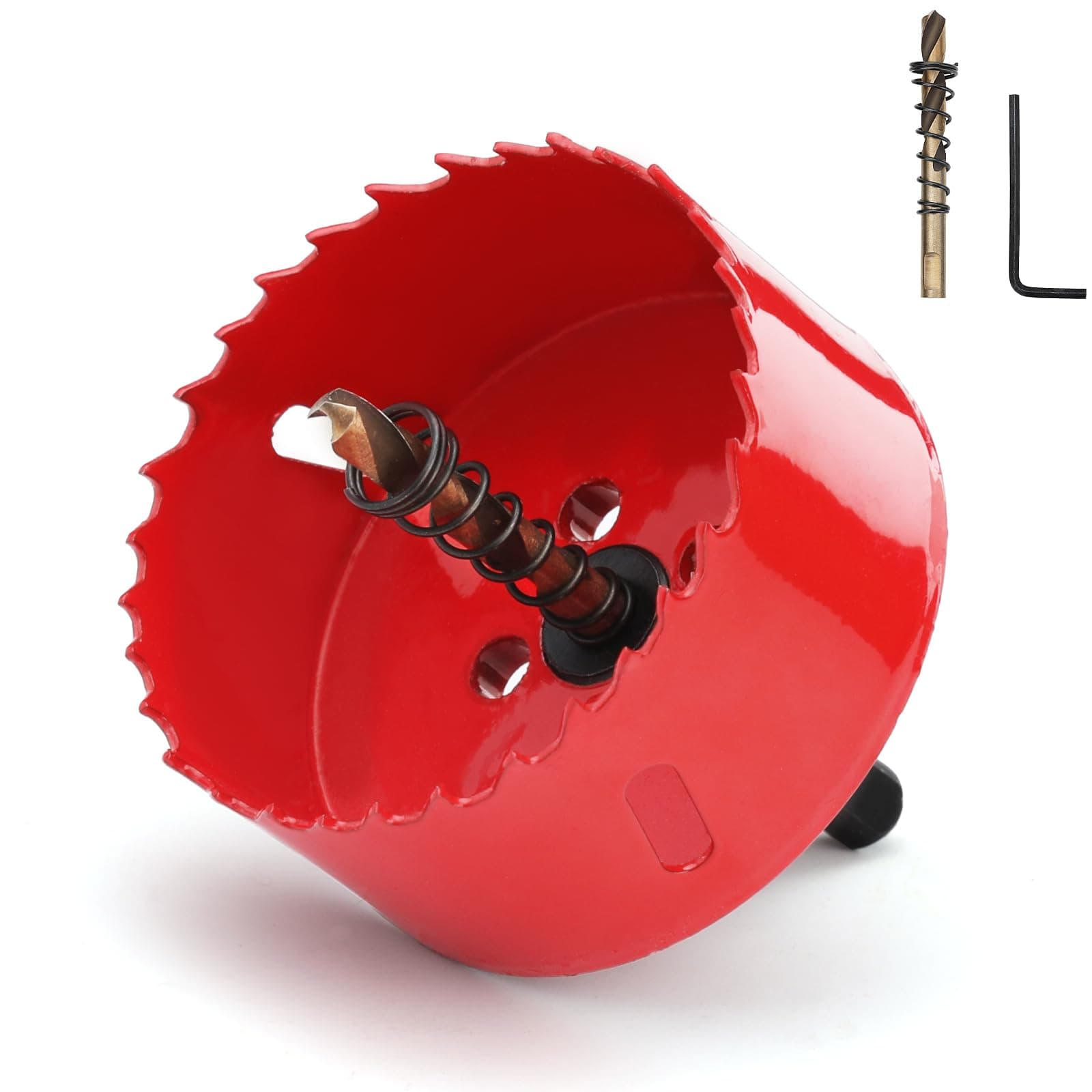 3.5 inch Hole Saw for Wood 89mm HSS Bi-Metal Hole Cutter for Wood