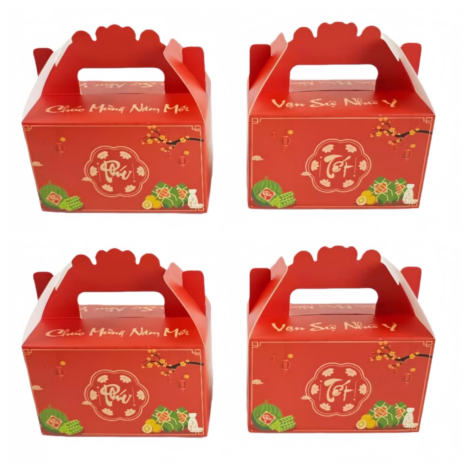 KYMY Vietnamese New Year Party Favor Boxes – 10PCS 2026 Tết Vietnam Lunar New Year Zodiac Horse Candy Treat Gift Boxes, Asian Spring Festival Goodie Holders for Party Decorations