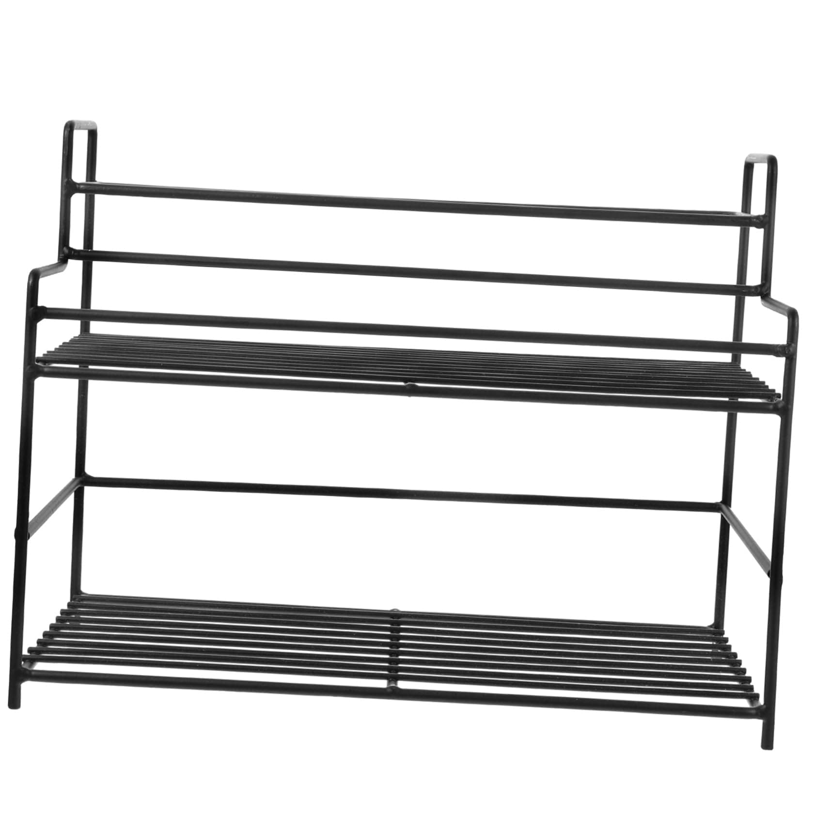 OKUMEYR Seasoning Storage Rack Stainless Steel Spice Organizer Shelf Tiered Bottle Holder for Kitchen